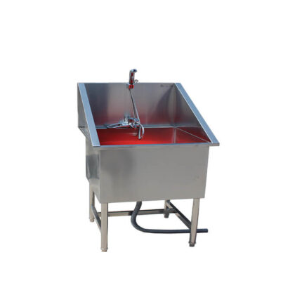 Stainless Steel Pet Door-Less Grooming Bathtub