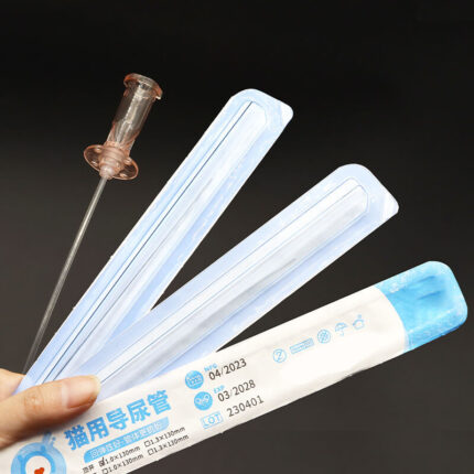 Cat Catheter Top Opening With Guide Wire